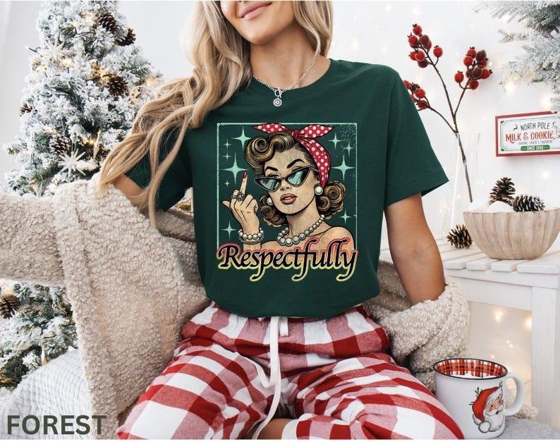 Respectfully Shirt,Retro empowered women feminist shirt,Equal Rights,Social Justice,Human Rights shirt,Girl power shirt,Vintage Women Shirt style 001