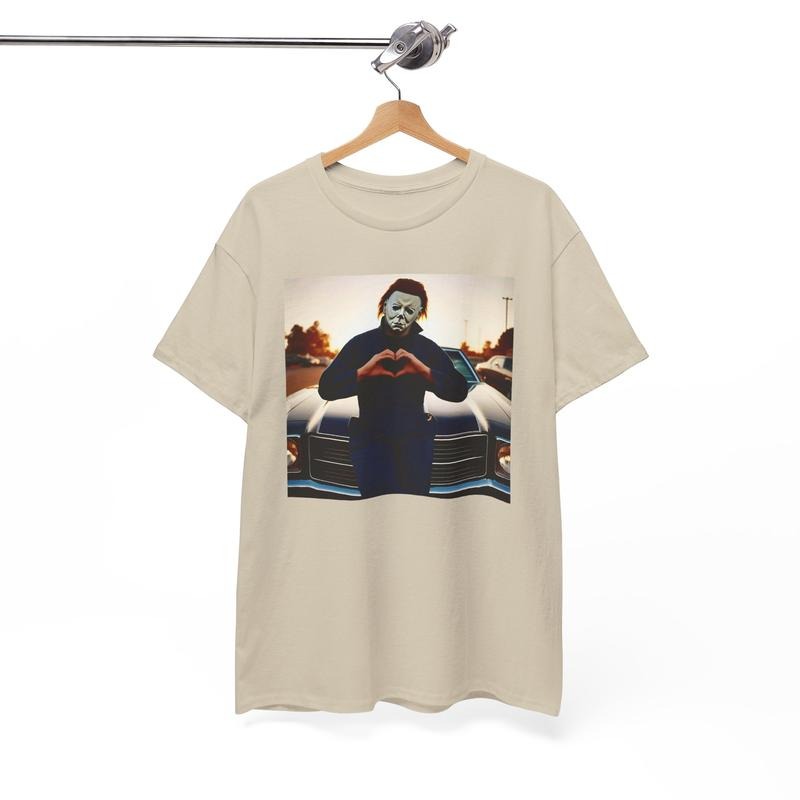 Retro 90s MichaelMeyers Halloween Heart Hands Shirt - Sweatshirt - Hoodie, Horro Movie Shirt, Myers Thriller Friday the 13th Horror, Halloween Shirt