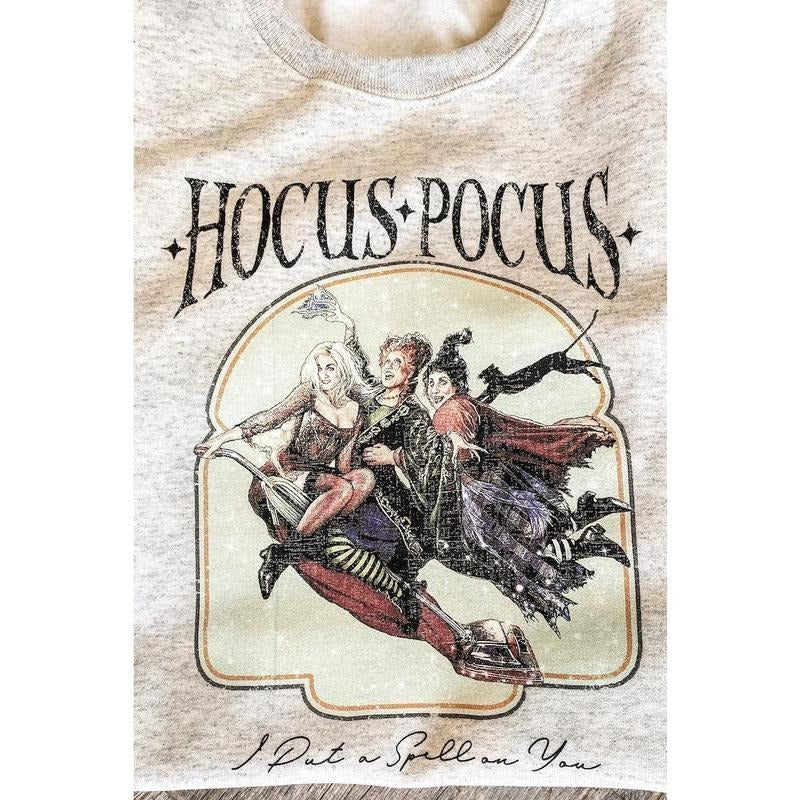 Retro Hocus Pocus Sweatshirt, Sanderson Pullover Sweatshirt, Halloween Sweatshirt, Halloween Horror Movie Shirt, Halloween Party, Halloween Gift, Halloween Sweater
