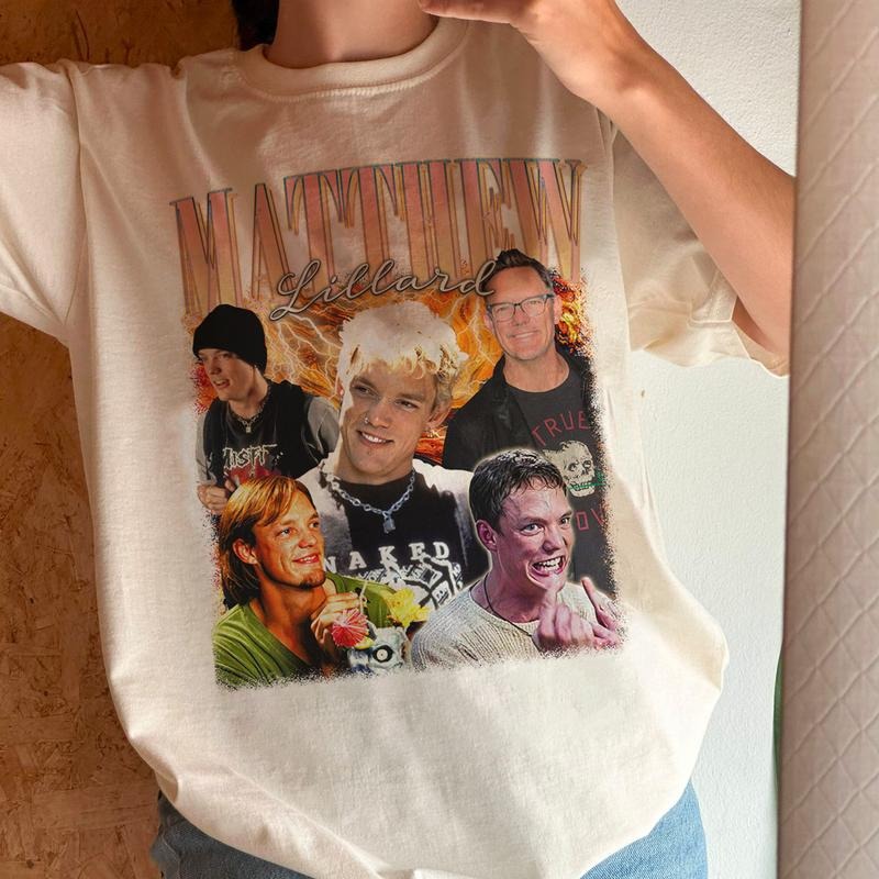 Retro Matthew Lillard Shirt Scream, Scoobydoo Vintage Matthew Lillard 90s Style T-Shirt Sweatshirt Hoodie Unisex Fit Clothing Cotton style 001