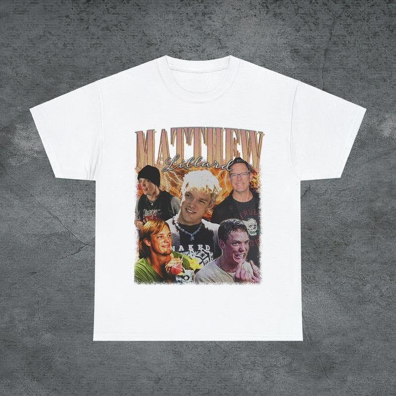 Retro Matthew Lillard Shirt Scream, Scoobydoo Vintage Matthew Lillard 90s Style T-Shirt Sweatshirt Hoodie Unisex Fit Clothing Cotton style 001