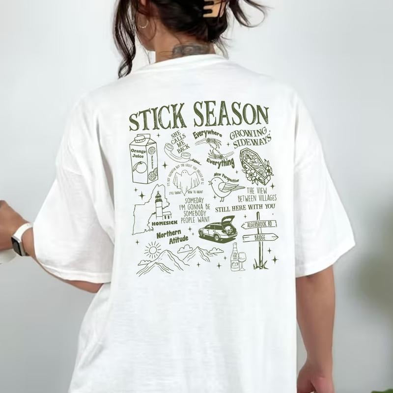 Retro Stick Season Noah Kahnn Lyrics Version 3 Sweatshirt, Stick Season Tour 2024, Country Music Sweatshirt, Hoodie, T Shirt