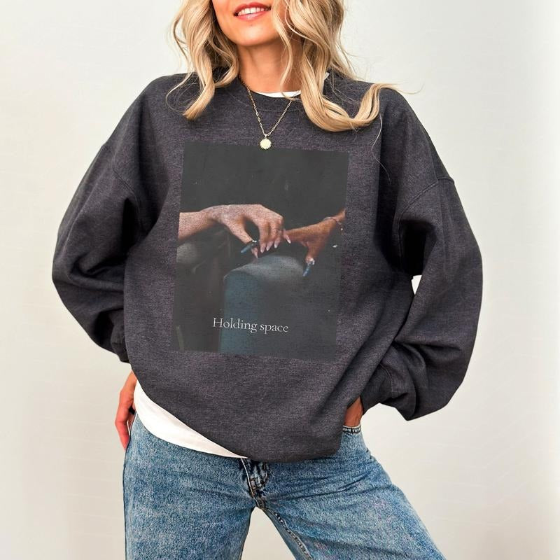 Retro Wicked Shirt, Holding Space Ariana Cynthia Finger Hold Defying Gravity Meme Wicked Movie Gift Broadway Shirt, Glinda Elphaba Shirt