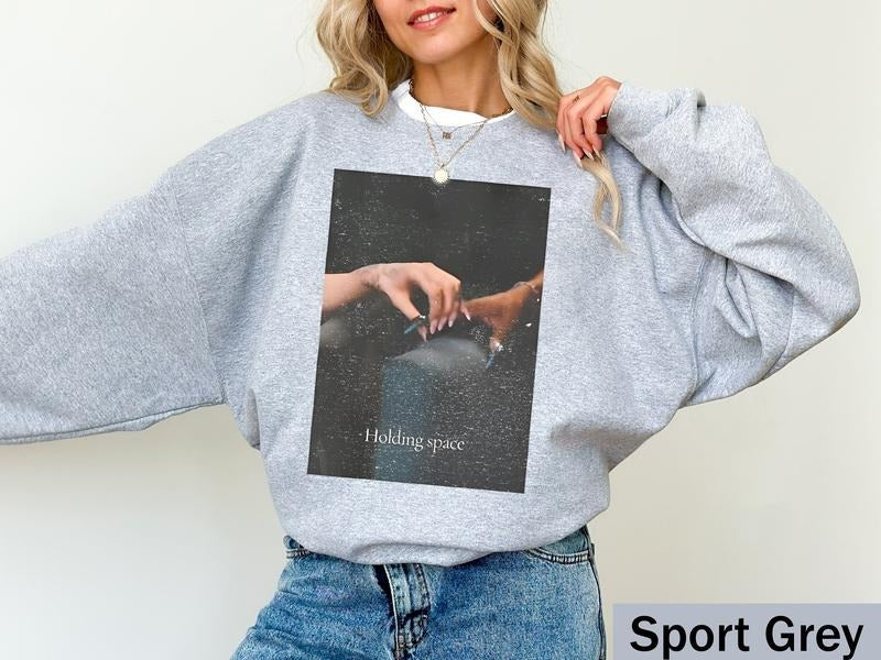 Retro Wicked Shirt, Holding Space Ariana Cynthia Finger Hold Defying Gravity Meme Wicked Movie Gift Broadway Shirt, Glinda Elphaba Shirt