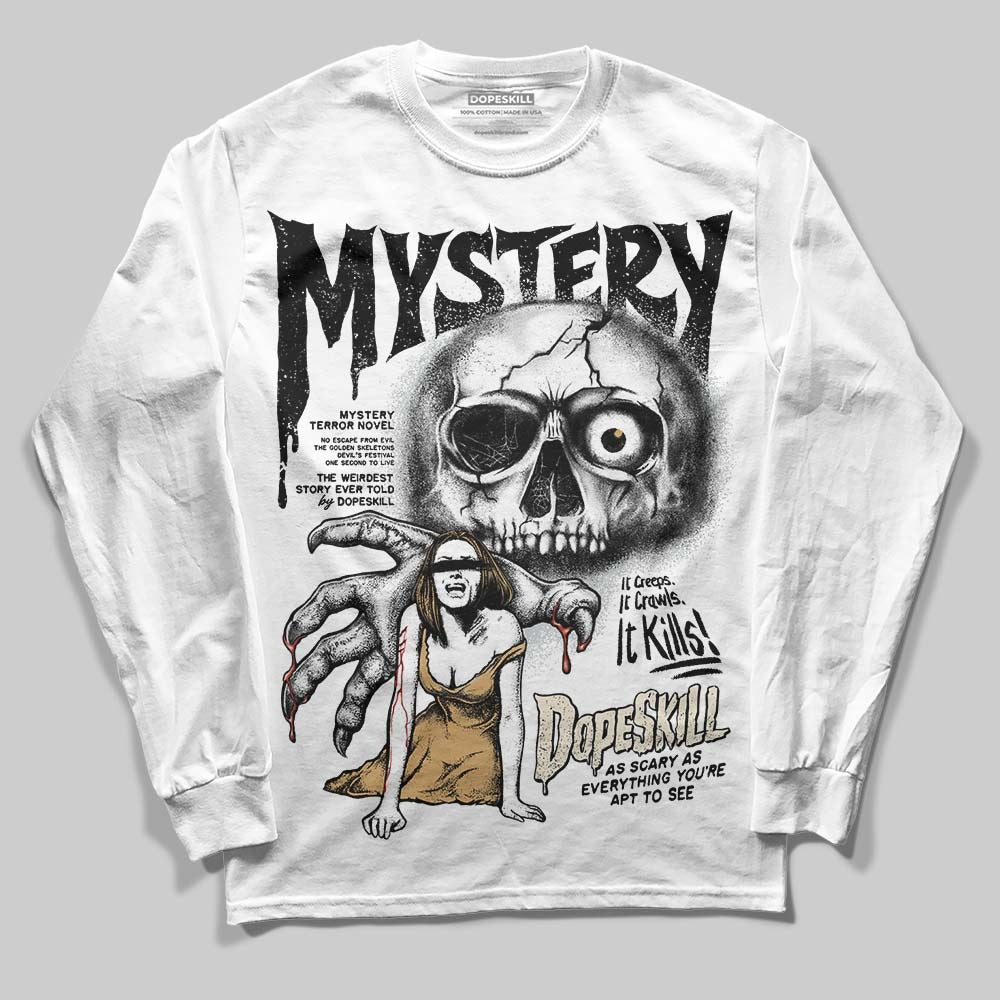 Reverse Metallic 5s DopeSkill Long Sleeve T-Shirt Mystery Ghostly Grasp Graphic