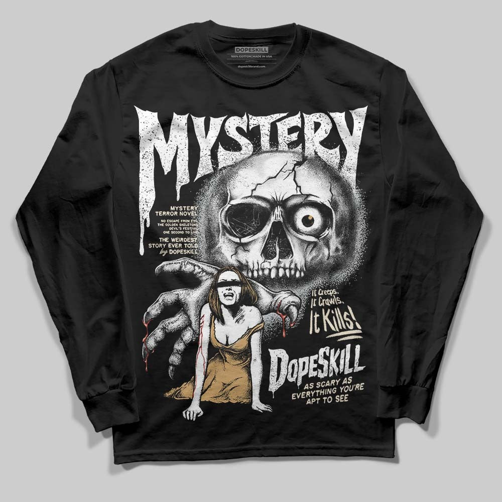 Reverse Metallic 5s DopeSkill Long Sleeve T-Shirt Mystery Ghostly Grasp Graphic