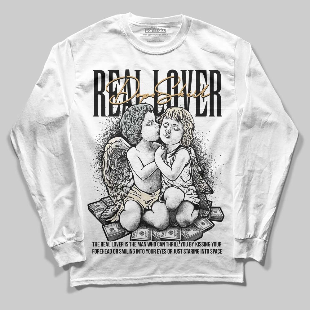 Reverse Metallic 5s DopeSkill Long Sleeve T-Shirt Real Lover Graphic