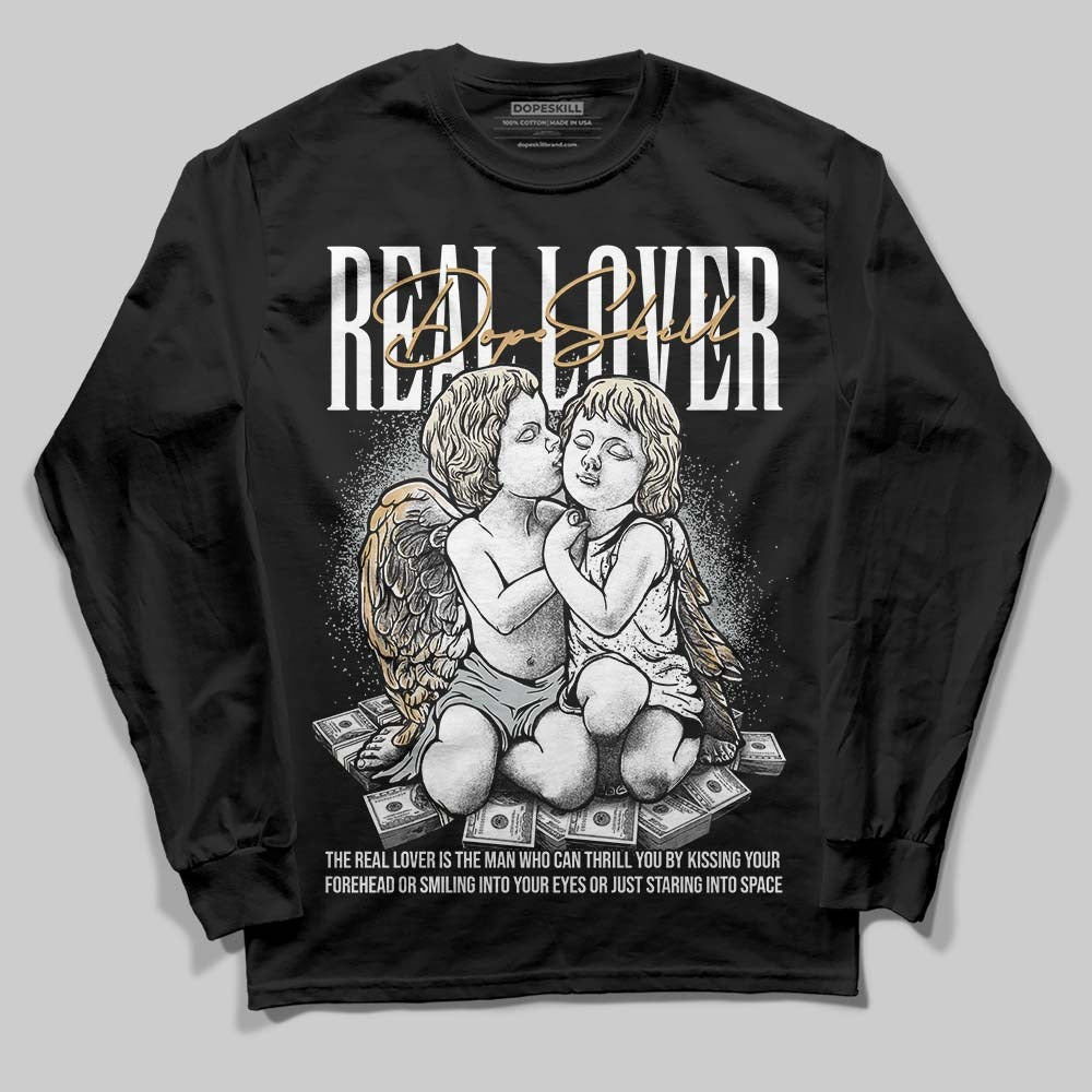 Reverse Metallic 5s DopeSkill Long Sleeve T-Shirt Real Lover Graphic