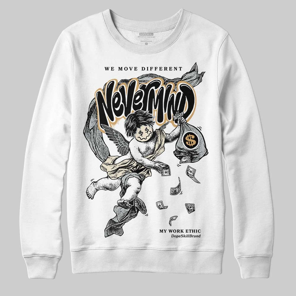 Reverse Metallic 5s DopeSkill Sweatshirt Nevermind Graphic