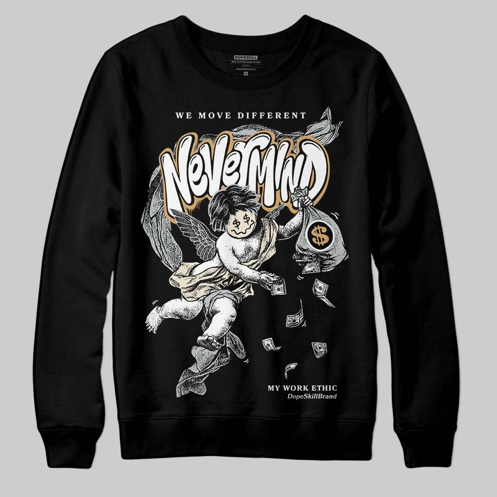 Reverse Metallic 5s DopeSkill Sweatshirt Nevermind Graphic