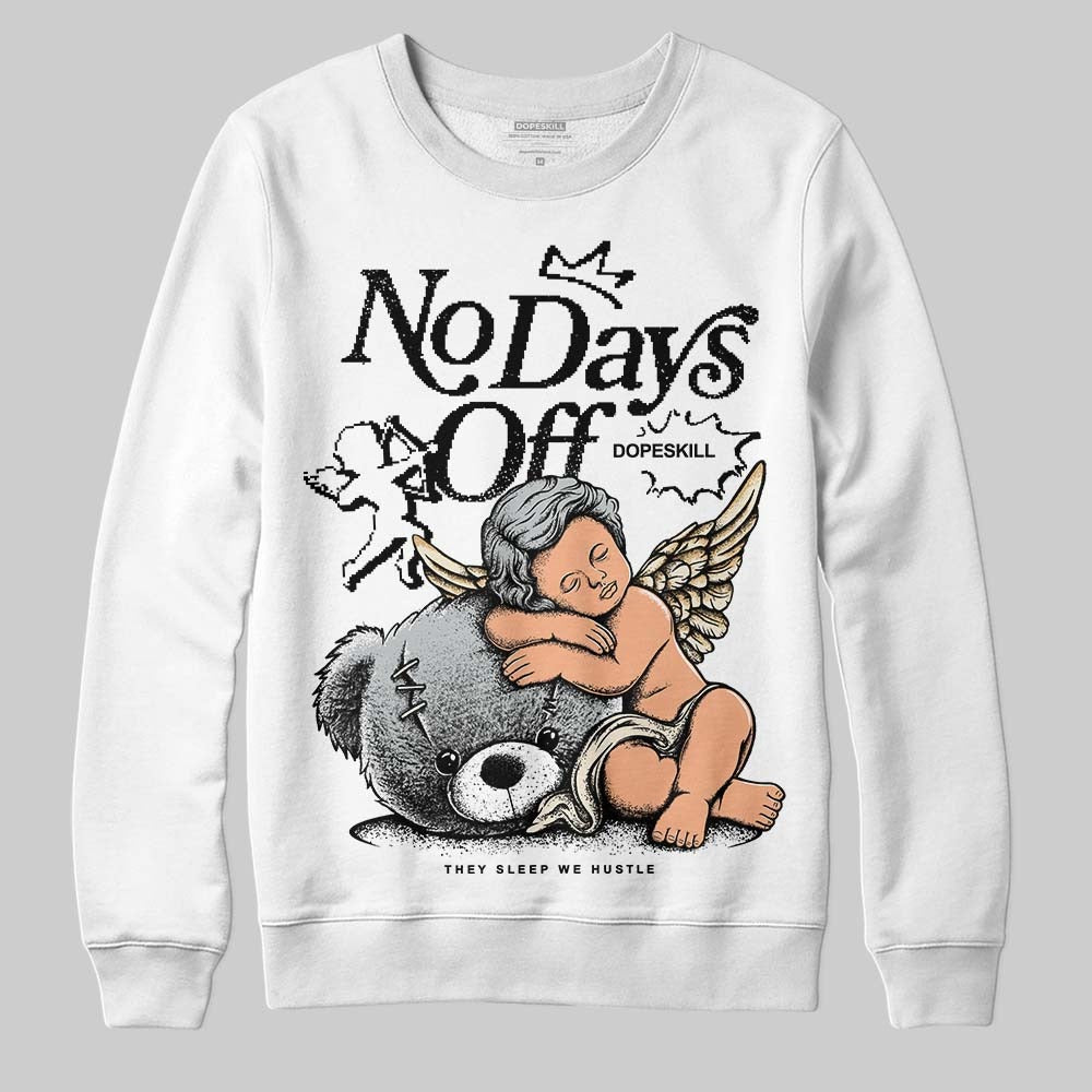 Reverse Metallic 5s DopeSkill Sweatshirt New No Days Off Graphic