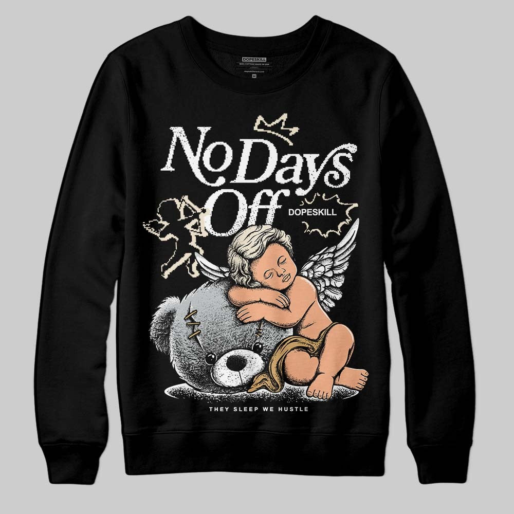 Reverse Metallic 5s DopeSkill Sweatshirt New No Days Off Graphic