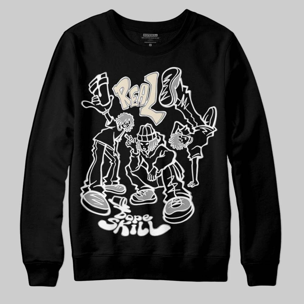 Reverse Metallic 5s DopeSkill Sweatshirt Real Y2K Players Graphic