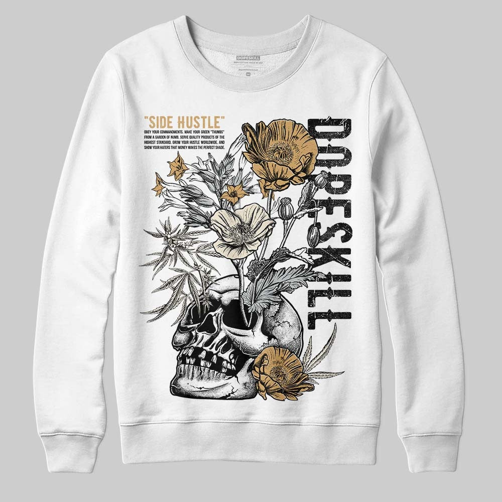 Reverse Metallic 5s DopeSkill Sweatshirt Side Hustle Graphic