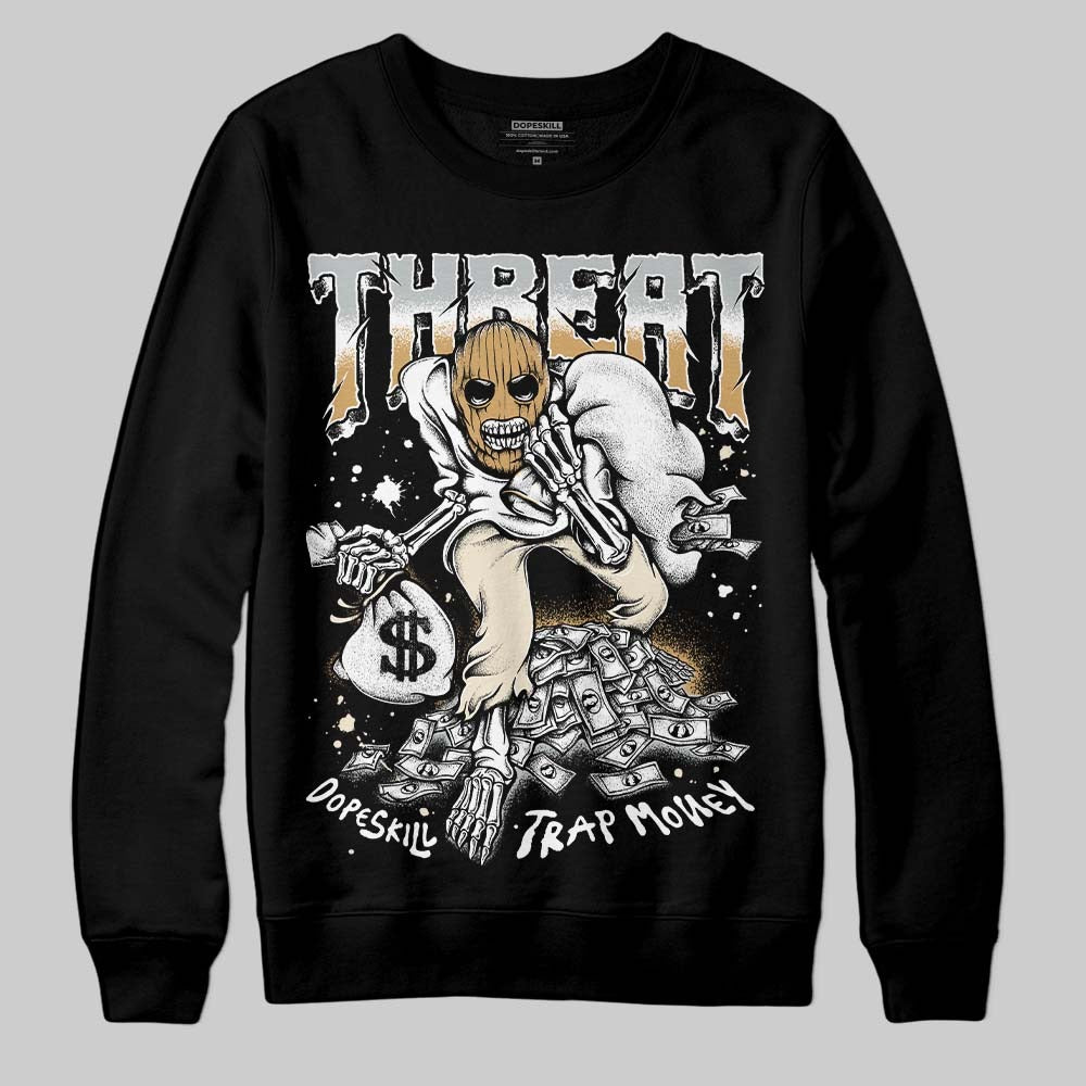 Reverse Metallic 5s DopeSkill Sweatshirt Threat Graphic
