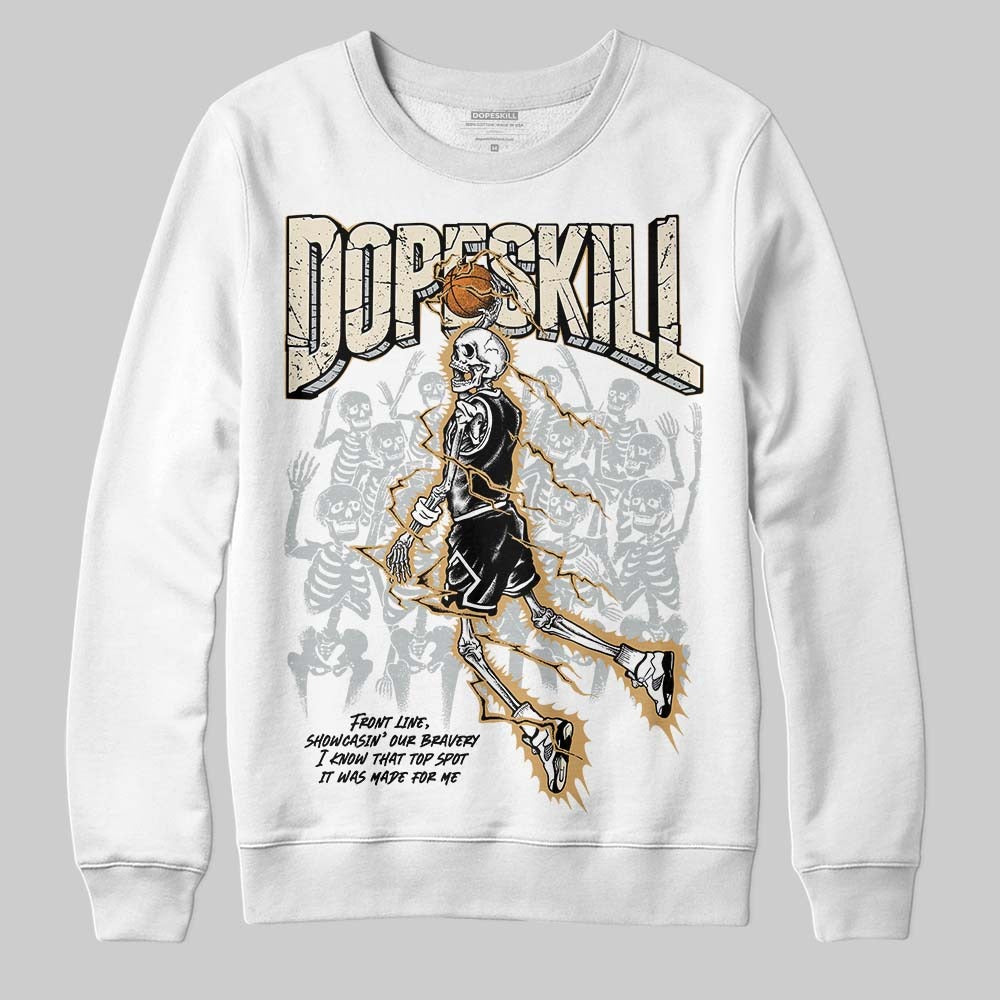 Reverse Metallic 5s DopeSkill Sweatshirt Thunder Dunk Graphic