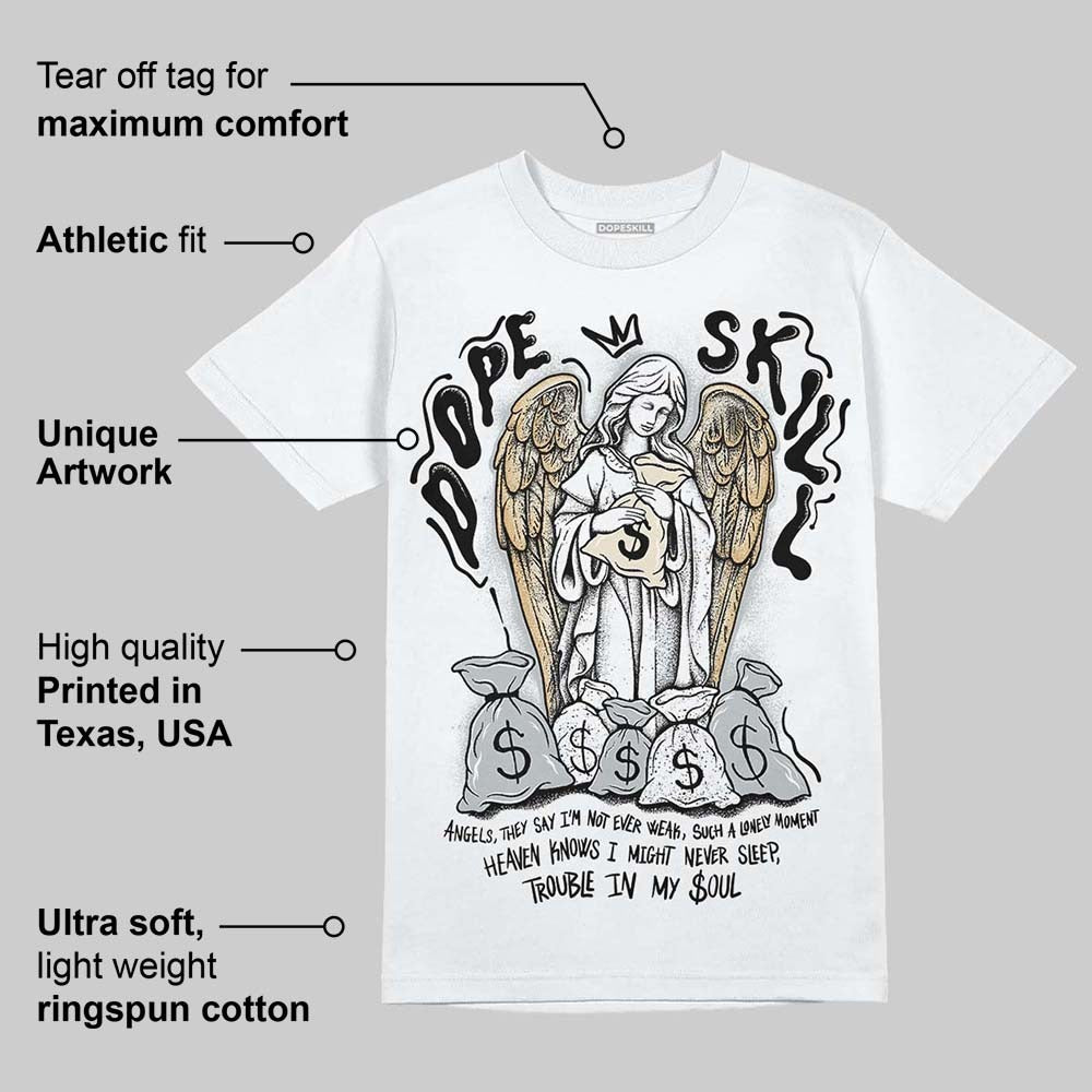 Reverse Metallic 5s DopeSkill T-Shirt Angels Graphic