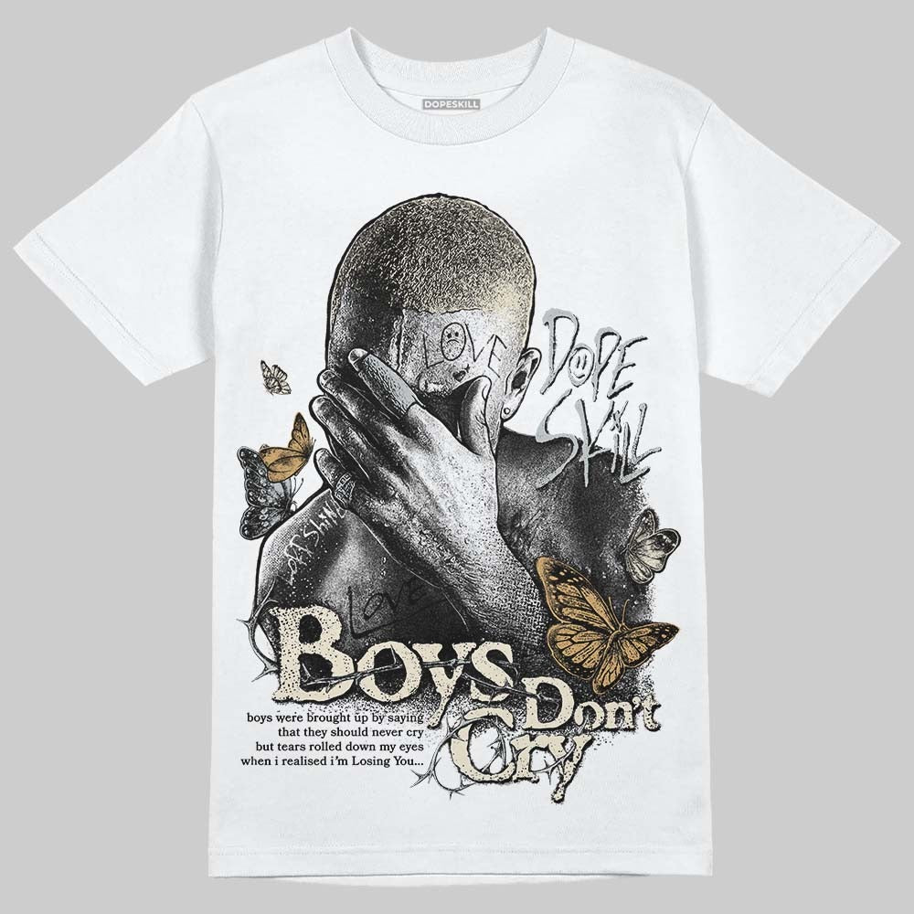 Reverse Metallic 5s DopeSkill T-Shirt Boys Don't Cry Graphic