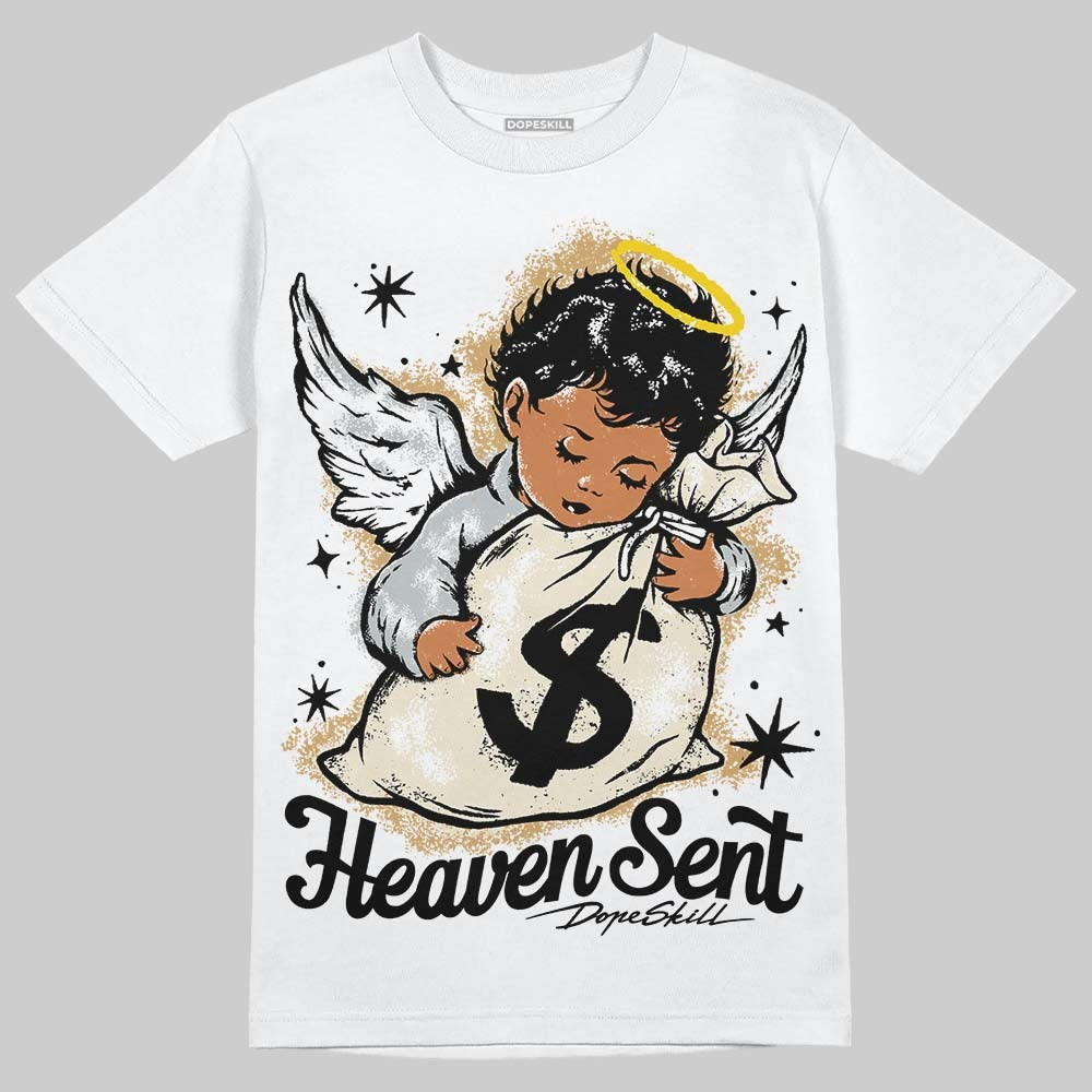 Reverse Metallic 5s DopeSkill T-Shirt Heaven Sent Graphic