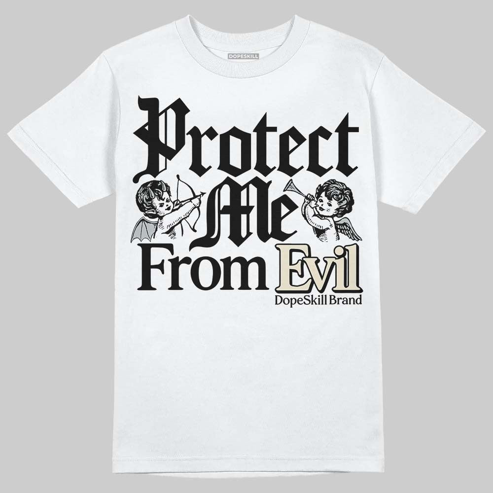 Reverse Metallic 5s DopeSkill T-Shirt Protect Me From Evil Graphic