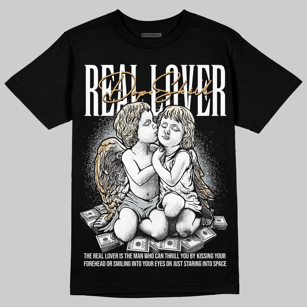 Reverse Metallic 5s DopeSkill T-Shirt Real Lover Graphic
