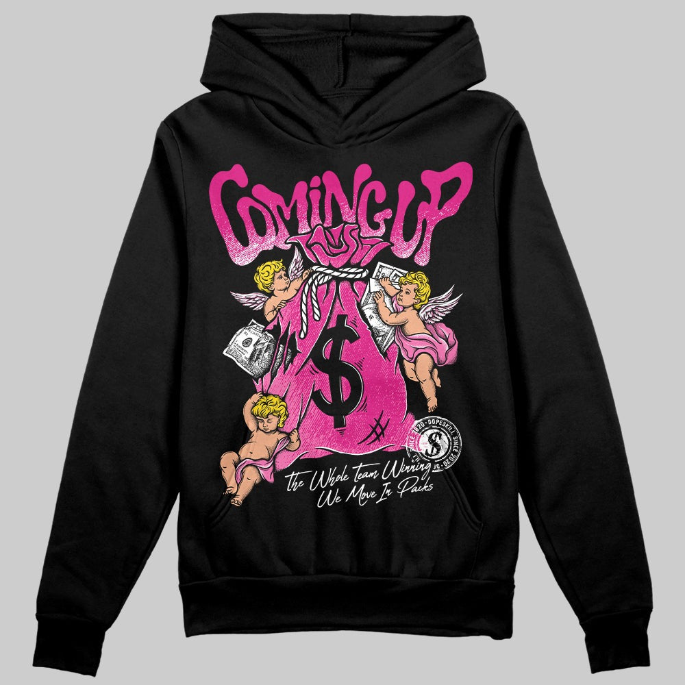 Rick RO Pink Leather Sneakers DopeSkill Hoodie Sweatshirt Money Bag Coming Up Graphic