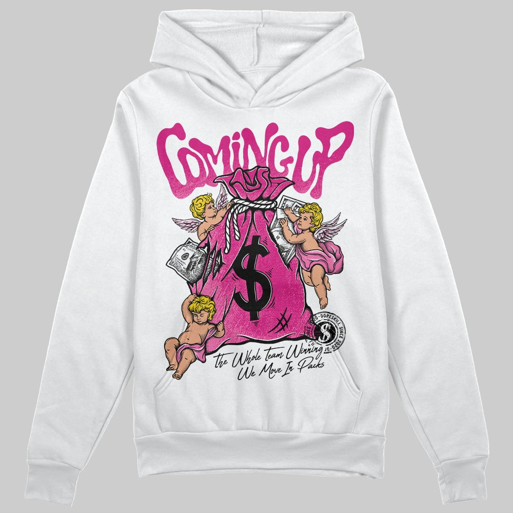 Rick RO Pink Leather Sneakers DopeSkill Hoodie Sweatshirt Money Bag Coming Up Graphic