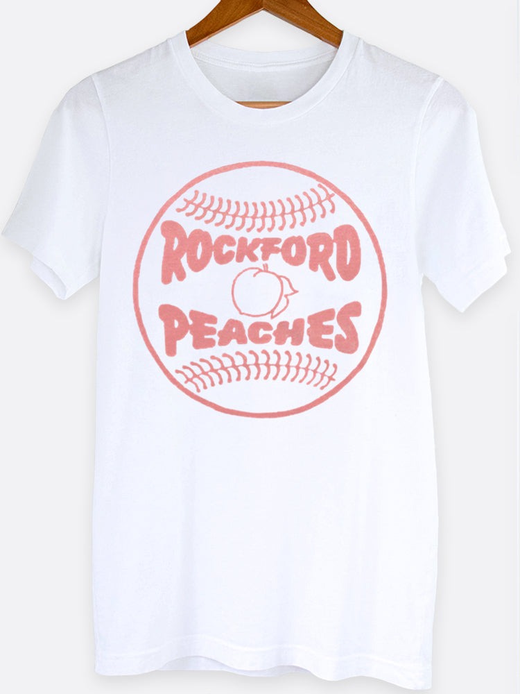 Rockford Peaches Baseball Graphic Tee