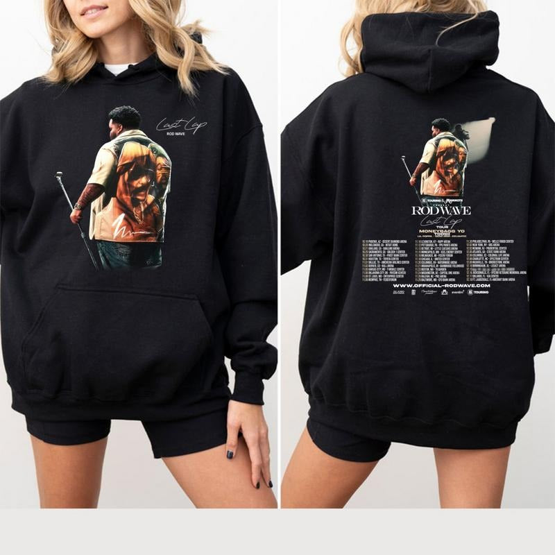 Rod Wave Last Lap 2024 Tour Music Sweatshirt Shirt Hoodie, Rod Wave Shirt,  Rod Wave Unisex Tee Gift For Men Women, Rod Wave Fan Gift Women Clothing C