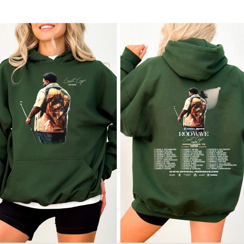 Rod Wave Last Lap 2024 Tour Music Sweatshirt Shirt Hoodie, Rod Wave Shirt,  Rod Wave Unisex Tee Gift For Men Women, Rod Wave Fan Gift Women Clothing C