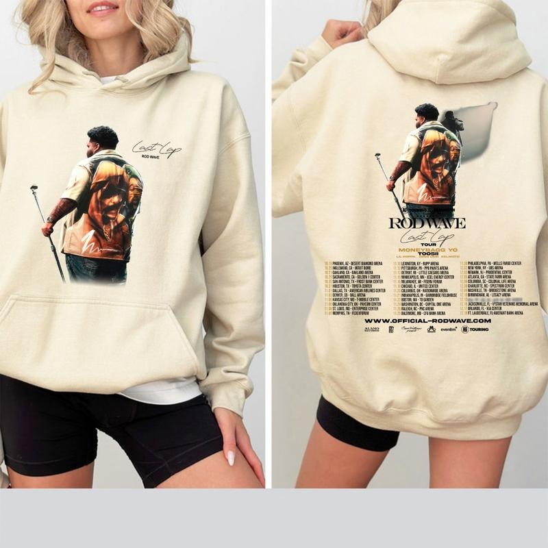 Rod Wave Last Lap 2024 Tour Music Sweatshirt Shirt Hoodie, Rod Wave Shirt,  Rod Wave Unisex Tee Gift For Men Women, Rod Wave Fan Gift Women Clothing C