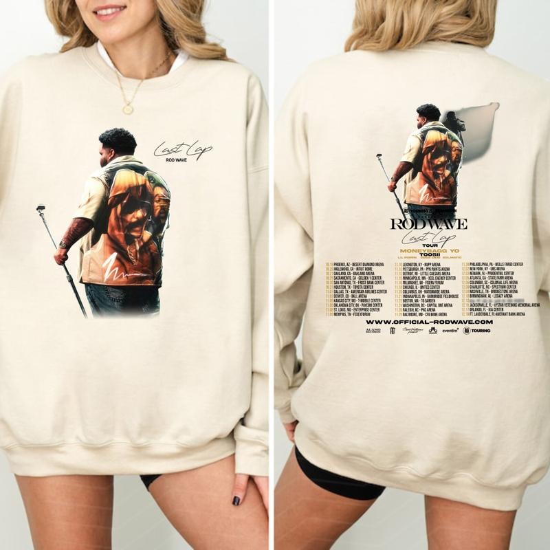 Rod Wave Last Lap 2024 Tour Music Sweatshirt Shirt Hoodie, Rod Wave Shirt,  Rod Wave Unisex Tee Gift For Men Women, Rod Wave Fan Gift Women Clothing C