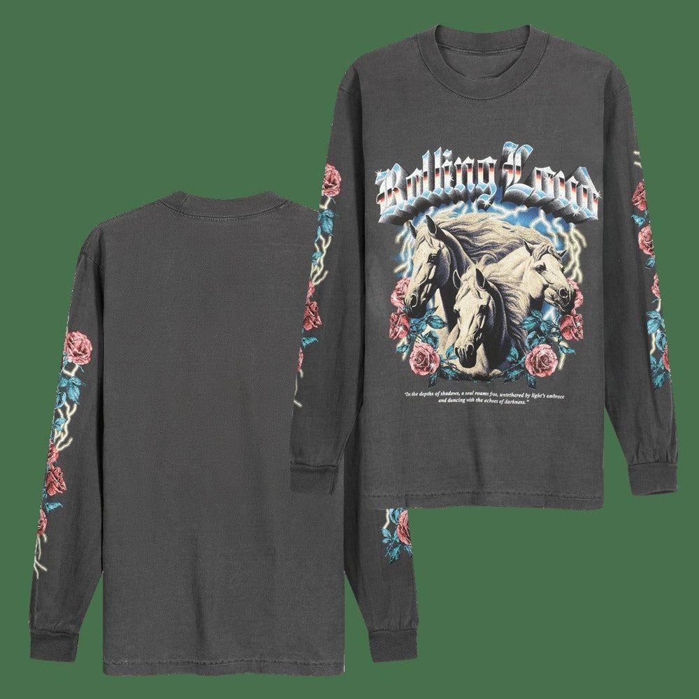 Rolling Loud Merch RL Roam Free Shadow Long Sleeve T-Shirt Gifts For Music Lovers Gift for Dad
