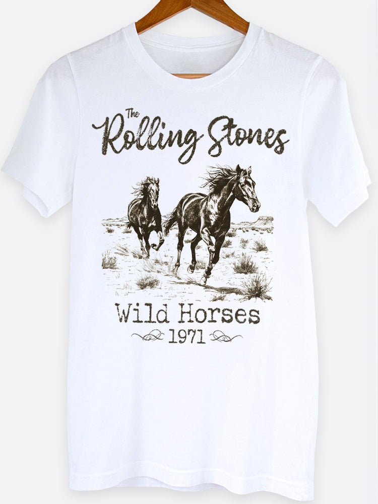 Rolling Stones Wild Horses Graphic Tee
