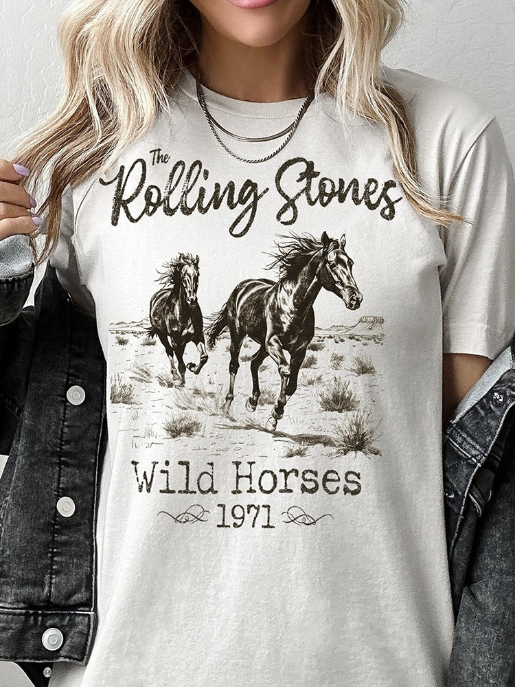 Rolling Stones Wild Horses Graphic Tee