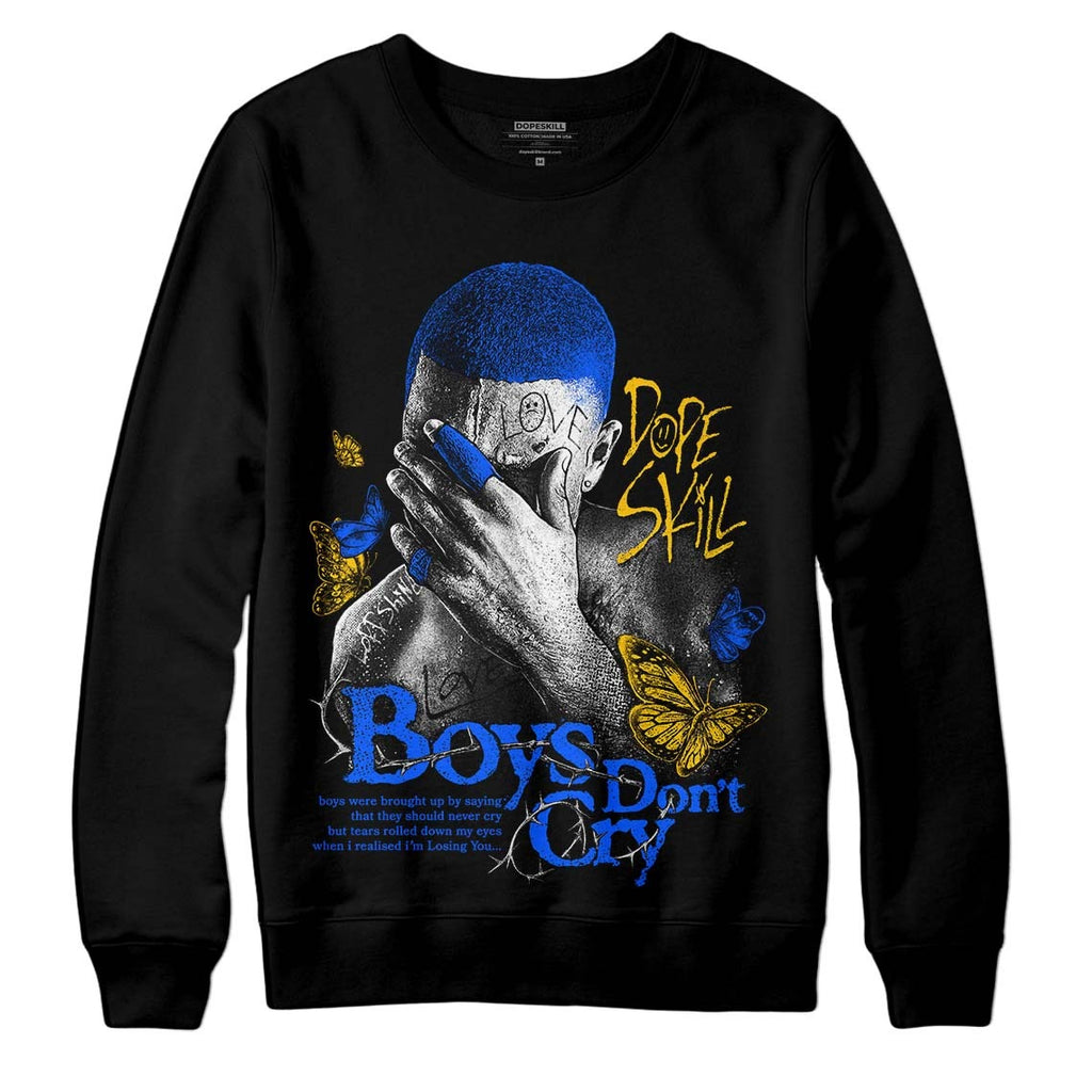 Royal Blue Collection DopeSkill Sweatshirt Boys Don't Cry Graphic