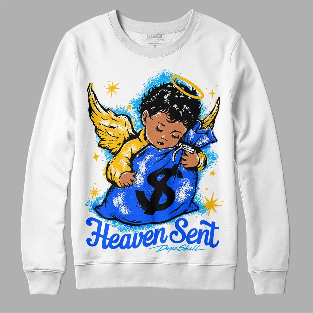 Royal Blue Collection DopeSkill Sweatshirt Heaven Sent Graphic