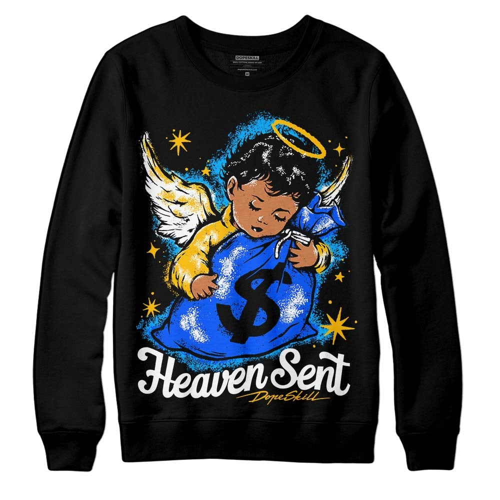 Royal Blue Collection DopeSkill Sweatshirt Heaven Sent Graphic