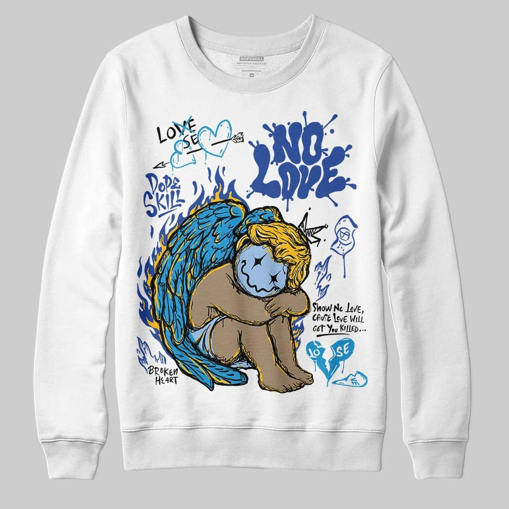 Royal Blue Collection DopeSkill Sweatshirt No Love Graphic