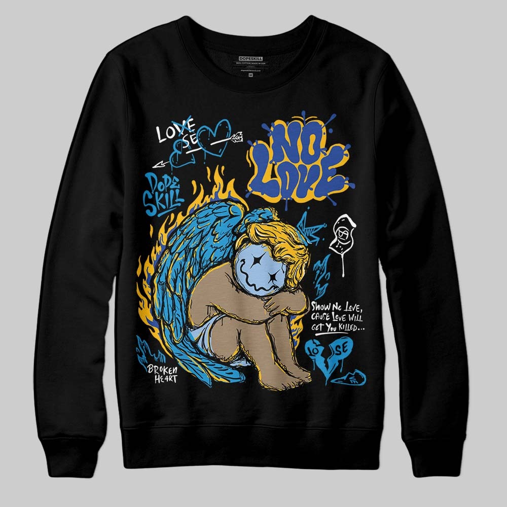 Royal Blue Collection DopeSkill Sweatshirt No Love Graphic
