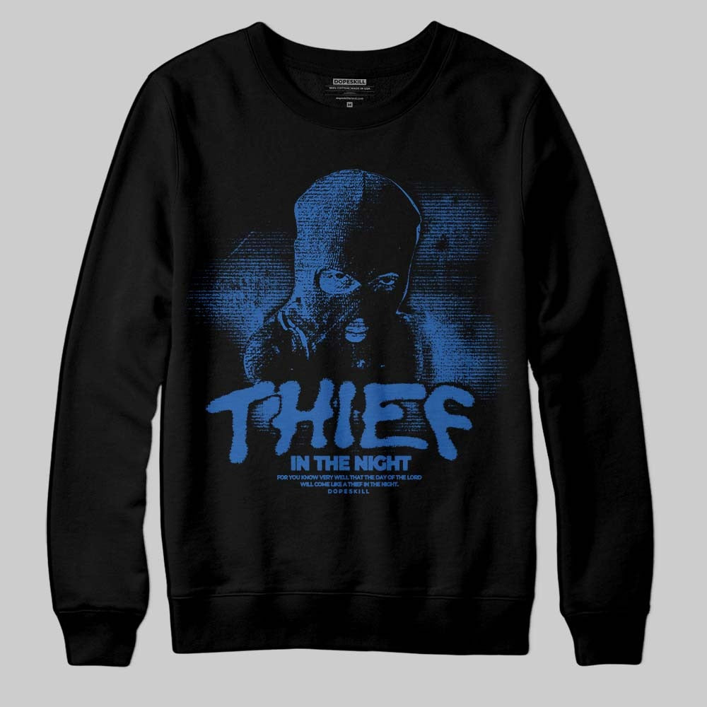 Royal Blue Collection DopeSkill Sweatshirt Thief In The Night Graphic