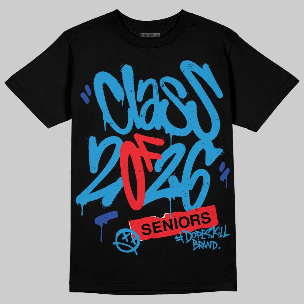 Royal Blue Collection DopeSkill T-Shirt Class of 2026 Graphic