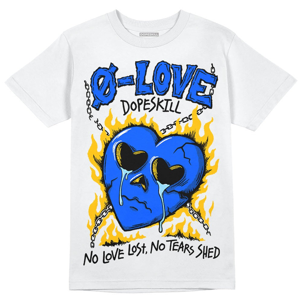 Royal Blue Collection DopeSkill T-Shirt Crying Heart Graphic