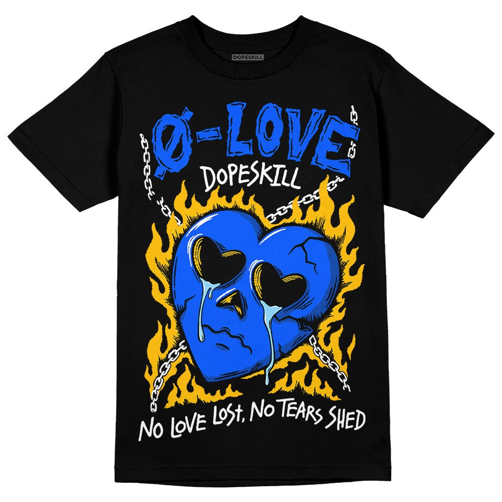 Royal Blue Collection DopeSkill T-Shirt Crying Heart Graphic