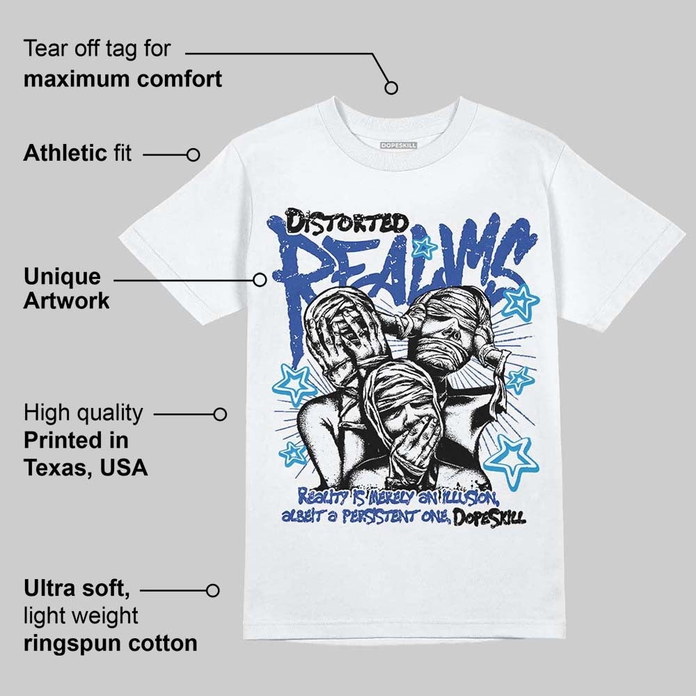 Royal Blue Collection DopeSkill T-Shirt Distorted Realms Graphic