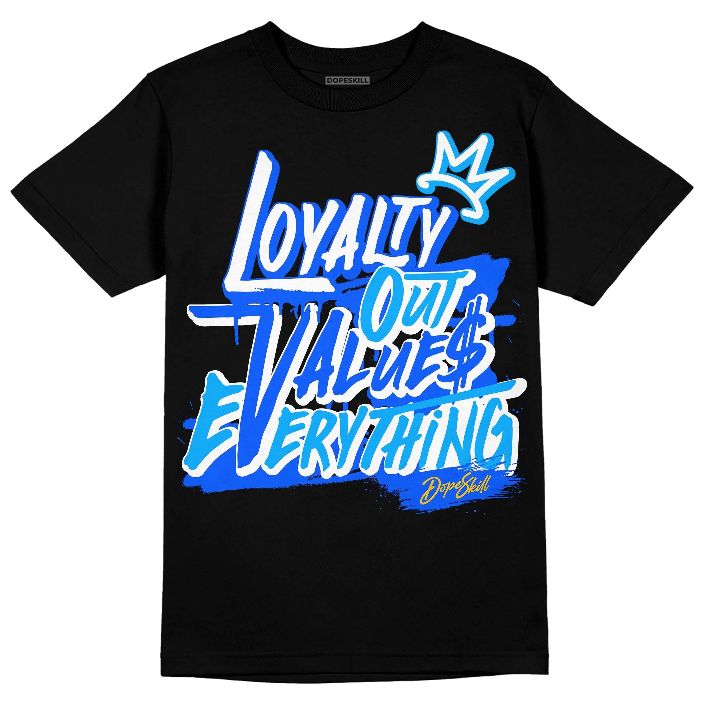 Royal Blue Collection DopeSkill T-Shirt LOVE Graphic