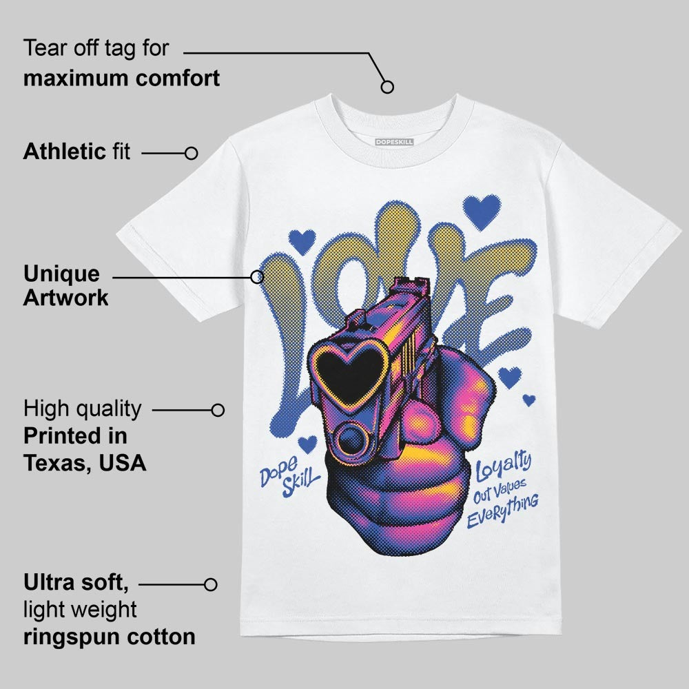Royal Blue Collection DopeSkill T-Shirt Love Shot Graphic