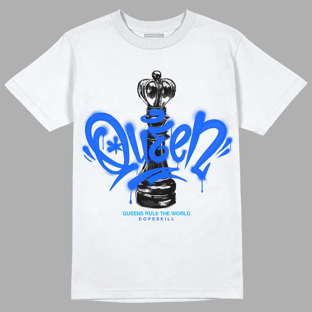 Royal Blue Collection DopeSkill T-Shirt Queen Chess Graphic