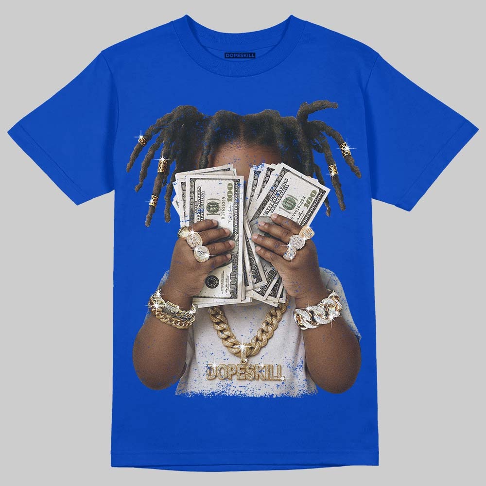 Royal Blue Collection DopeSkill T-Shirt Rich Youth Graphic