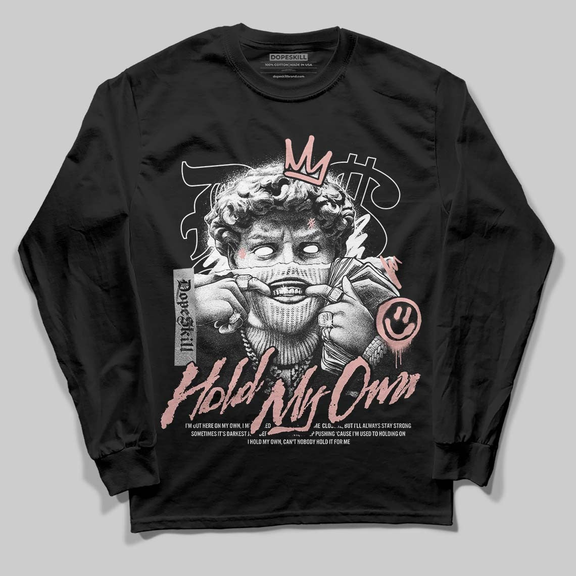 Rust Pink 1s 2025 DopeSkill Long Sleeve T-Shirt In My Way Graphic